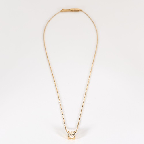 Cartier - C de Cartier - Collier en or jaune et diamant 1,30 carat 58 Facettes DV31731-5