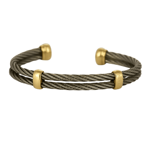 Bracelet FRED - Force 10 - Bracelet en acier et or. Vintage 58 Facettes DV31729-1