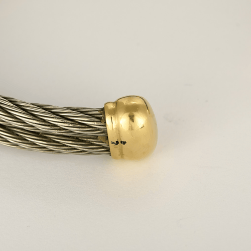 FRED - Force 10 - Bracelet en acier et or. Vintage
