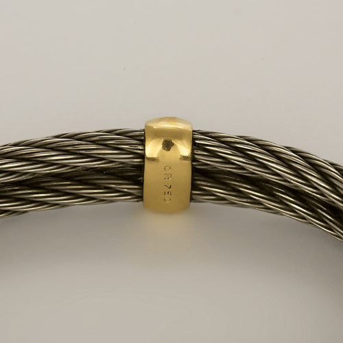 FRED - Force 10 - Bracelet en acier et or. Vintage