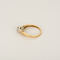 Bague 54 Élégante bague Solitaire en or jaune et or blanc, diamants : 0,28 carat 58 Facettes DV31953-2