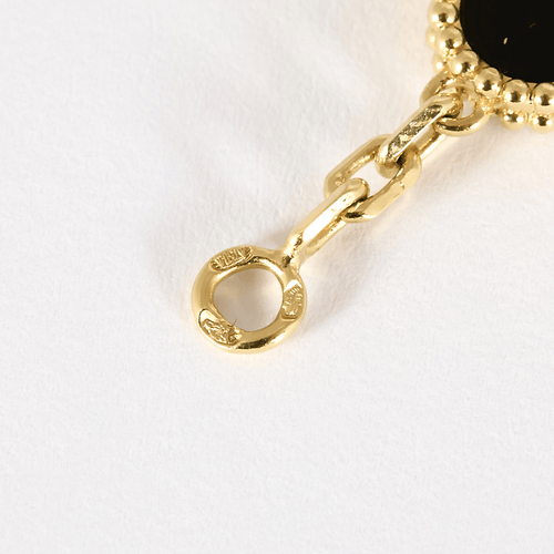 Bracelet VAN CLEEF & ARPELS - Vintage Alhambra - Bracelet en or jaune et onyx 58 Facettes DV31385-6