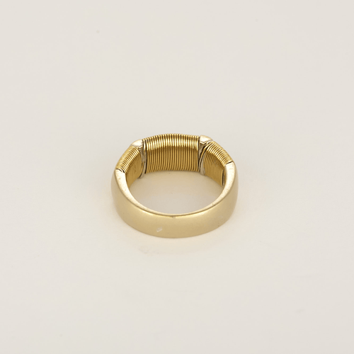 Bague 46.5 Bague Hermès Vintage en or blanc et or jaune 58 Facettes DV32016-2