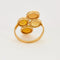 Bague "Grappe" en or jaune et opales