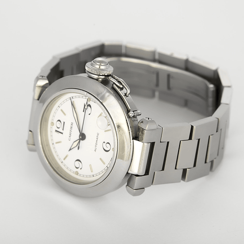 Cartier - Pasha - Montre en acier à mouvement automatique 58 Facettes DV8953-14