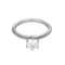 TIFFANY - Bague solitaire en platine et diamant 0.90 carat