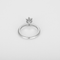 TIFFANY - Bague solitaire en platine et diamant 0.90 carat