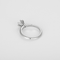 TIFFANY - Bague solitaire en platine et diamant 0.90 carat