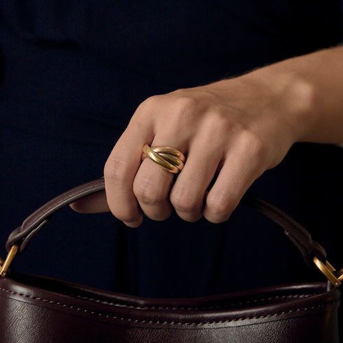CARTIER - Trinity - Moyen Modèle - Alliance trois ors