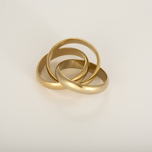 CARTIER - Trinity - Moyen Modèle - Alliance trois ors