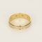 Élégante bague jonc en or jaune et or blanc, diamants : 0,45 carat