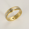 Bague 61 Élégante bague jonc en or jaune et or blanc, diamants : 0,45 carat 58 Facettes DV32130-1
