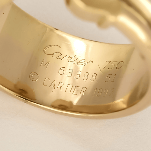 Cartier Bague en Or jaune, blanc et rose 18k