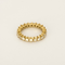 Bague 48.5 Alliance américaine en or jaune et diamants 58 Facettes DV28220-1-485-5