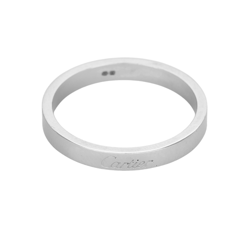 Bague 63 Alliances Platine 58 Facettes DV32120-1