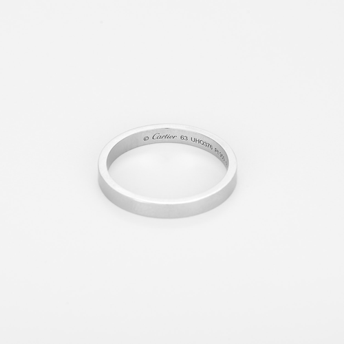 Bague 63 Alliances Platine 58 Facettes DV32120-1