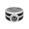 Bague 46.5 Mauboussin - L'Oeuvre Noire - Bague en or blanc, diamant noir et diamants 58 Facettes DV32301-1