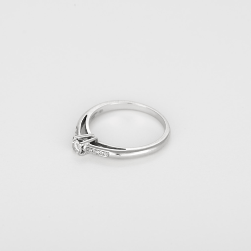 Bague 51 MAUBOUSSIN - Solitaire en or gris 18K 58 Facettes DV32367-1