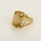 Bague 57 Élégante bague cocktail en or jaune et citrine : 18 carats 58 Facettes DV31930-2