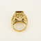 Bague 57 Élégante bague cocktail en or jaune et citrine : 18 carats 58 Facettes DV31930-2