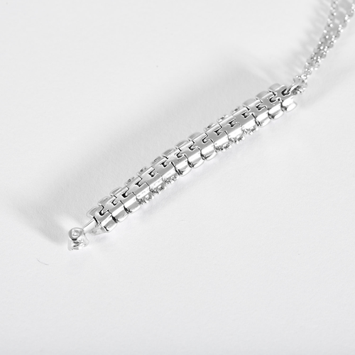 Collier necklace en Or blanc 18k Diamant 58 Facettes DV32279-2