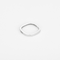 Bague 47 Dinh Van – Alliance carrée or gris et diamants 58 Facettes DV32235-2