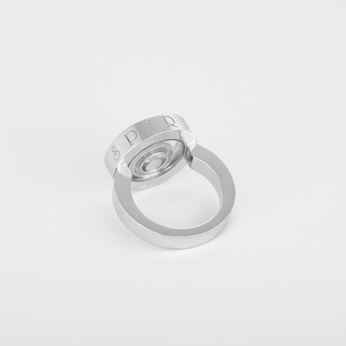 Bague 53 CHOPARD - Happy Spirit - Bague en or blanc et diamant s 58 Facettes DV32380-1