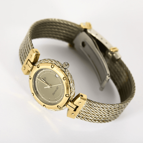 Montre FRED - FORCE 10 - Montre en acier et or jaune 58 Facettes DV32374-1
