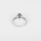 Bague 56.5 Élégante bague Solitaire en or blanc, tanzanite et diamants 58 Facettes DV1834-12