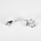 Boucles d'oreilles en Or blanc 18k Saphir and Diamant
