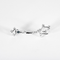 Boucles d'oreilles en Or blanc 18k Saphir and Diamant
