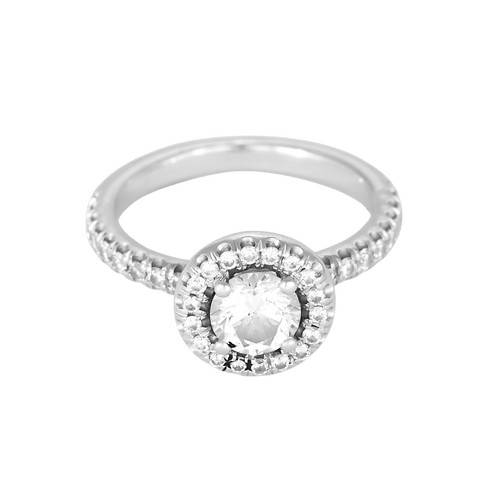 Bague 52 Bague Solitaire en or blanc et diamants : 0,95 carat 58 Facettes DV31927-2