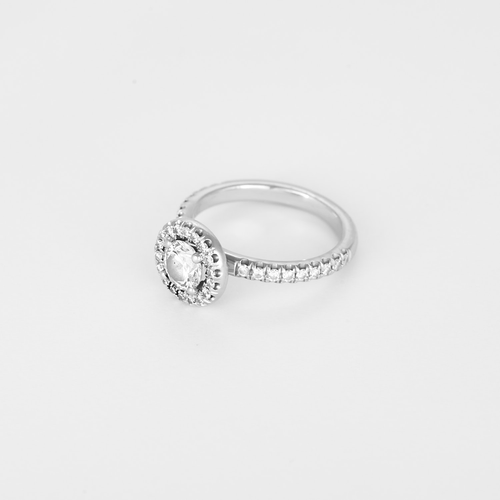 Bague 52 Bague Solitaire en or blanc et diamants : 0,95 carat 58 Facettes DV31927-2