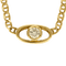 Collier Élégant collier en or jaune et diamants : 0,40 carat 58 Facettes DV32229-1
