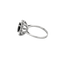 Bague 53 Bague marguerite en or blanc 18k, saphir 1,10 ct et diamants 58 Facettes BO/240038