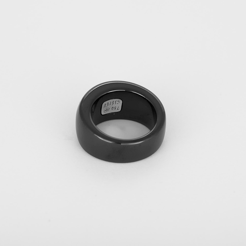 47 Mauboussin - Mon diamant du démon - Bague en céramique noire, or blanc et diamant : 0,08 carat 58 Facettes DV0597-11