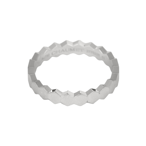 63 Chaumet - Bague Bee My Love en or blanc et diamant 58 Facettes DV32574-1