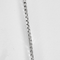 Collier en or blanc et pendentif en or blanc, diamants : 0,60 carat et saphir : 1 carat