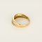 Bague jonc en or jaune et diamants