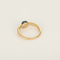 Pomellato Bague M'Ama Non M'Ama en Or rose 18k Topaze bleue