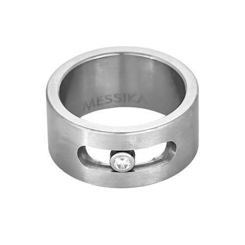 Bague Move Titanium et diamant