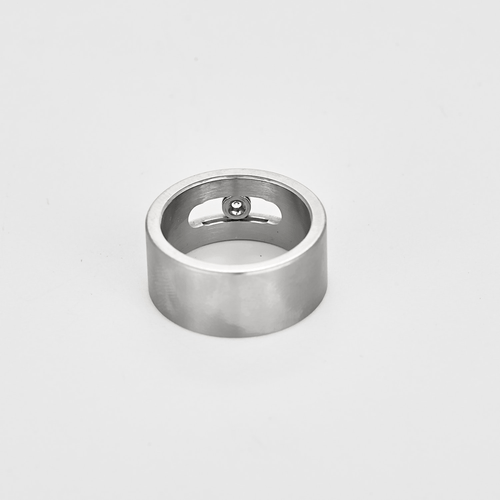 Bague Move Titanium et diamant