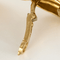 BOUCHERON - Rares Pendants d'oreilles en or jaune 18k et diamants. Vintage. Années 1980.