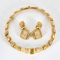 BOUCHERON - Rares Pendants d'oreilles en or jaune 18k et diamants. Vintage. Années 1980.