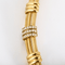 BOUCHERON - Rare collier en or jaune et diamants. Vintage. 1980.