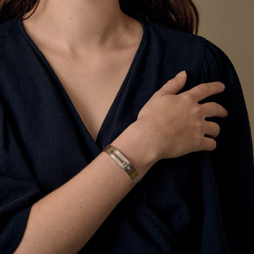 Messika Bracelet Move Argent Diamant 58 Facettes DV32377-1