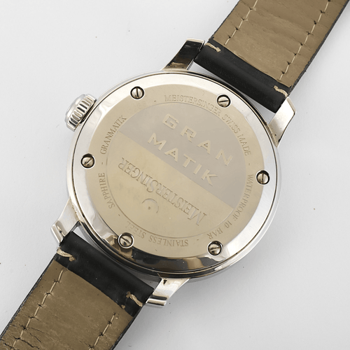 Bracelet montre Meistersinger.  Montre Granmatik 58 Facettes DV2198-5
