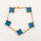 Van Cleef Arpels Bracelet Vintage Alhambra en Or jaune 18k agate 58 Facettes DV4391-7