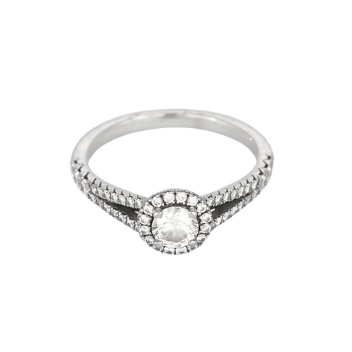 55 AMANTYS - Bague en Or blanc 18k Diamant 58 Facettes DV32627-1