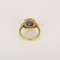 Bague 53 Bague en or jaune, saphir : 2 carats et perles blanches de semences 58 Facettes DV31672-4